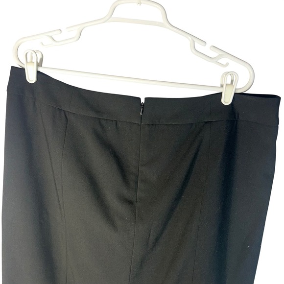 Calvin Klein Black Skirt Plus Size 16W Business Professional S2SL705A NEW - Picture 5 of 10